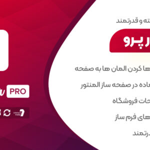 افزونه المنتور پرو | خرید و دانلود افزونه صفحه ساز